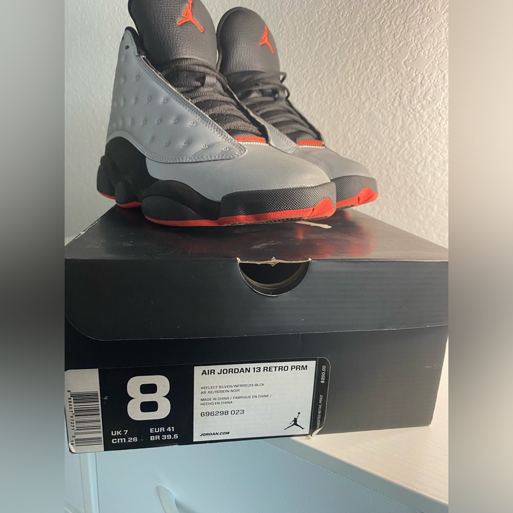 Retro 13 Jordan reflective with box